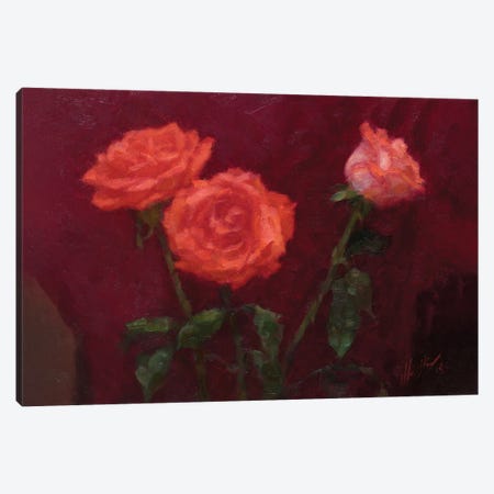Roses Canvas Print #DOY202} by Dmitry Oleyn Canvas Art Print