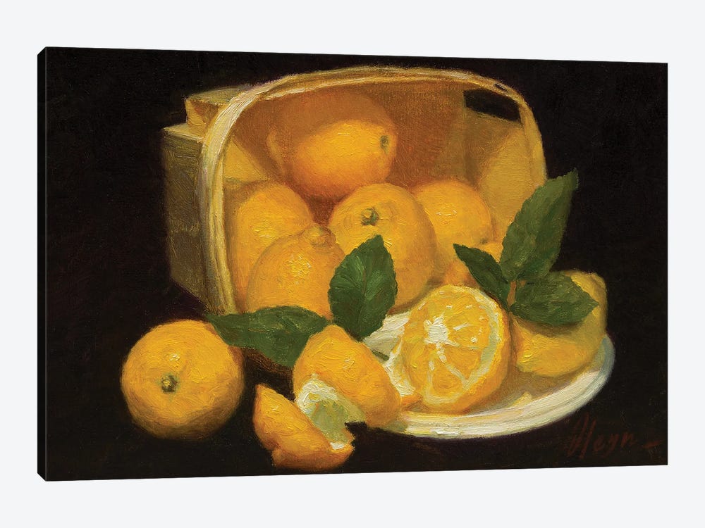 Lemons by Dmitry Oleyn 1-piece Canvas Art Print