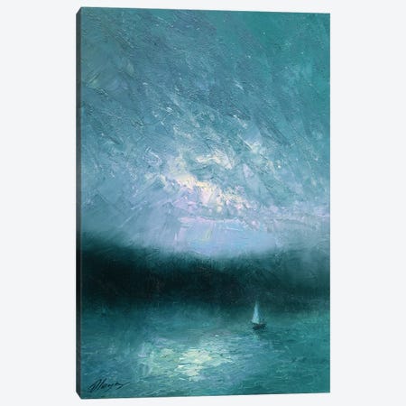 Misty Island Canvas Print #DOY20} by Dmitry Oleyn Canvas Wall Art