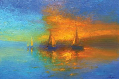 Evening XXX by Dmitry Oleyn metal wall art