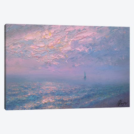 Pink Sea Canvas Print #DOY25} by Dmitry Oleyn Canvas Art Print