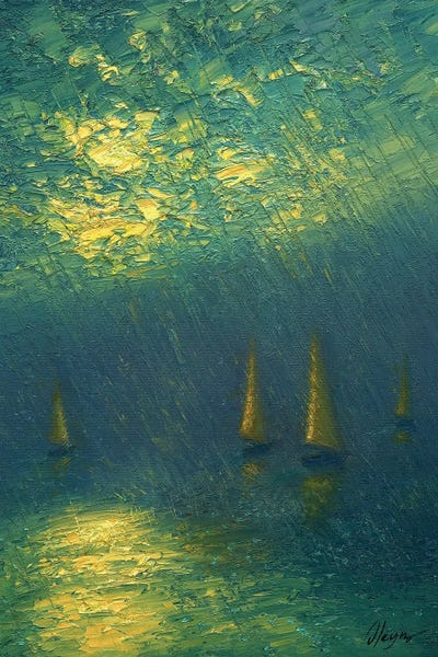 Mist & Fog: Rainy River by Dmitry Oleyn