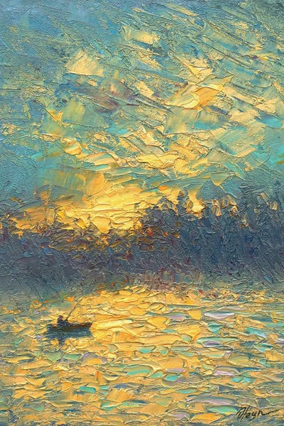 Evening III by Dmitry Oleyn metal wall art