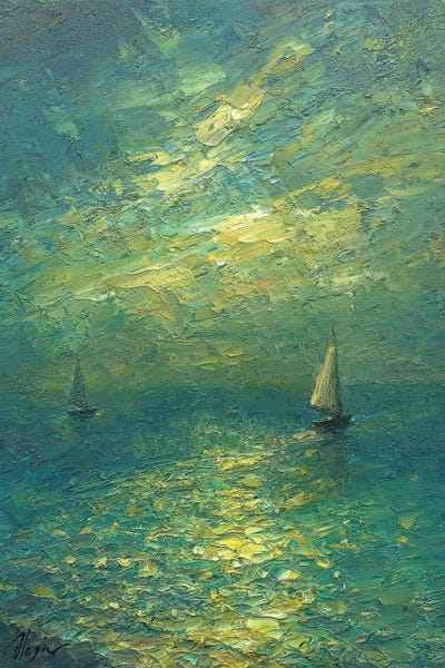 Sea V by Dmitry Oleyn metal wall art