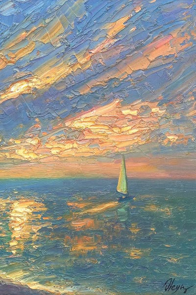 Ocean Sunrises & Sunsets: Sea L by Dmitry Oleyn