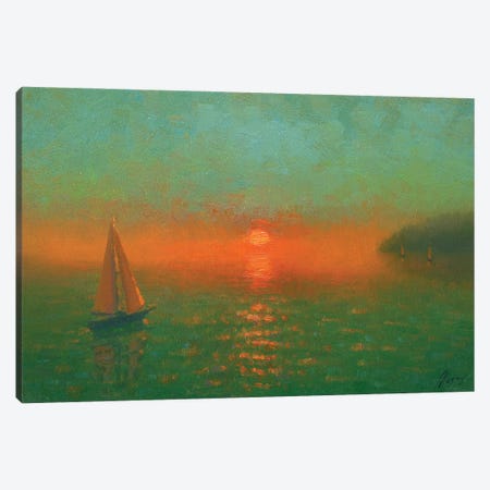Sunset II Canvas Print #DOY42} by Dmitry Oleyn Canvas Wall Art
