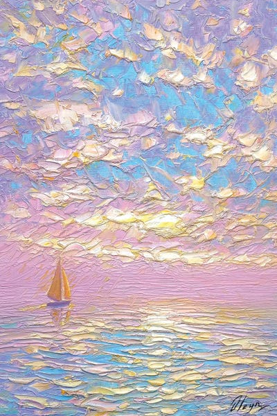 Olivine - Canvas Prints: Waltz Of The Waves by Dmitry Oleyn