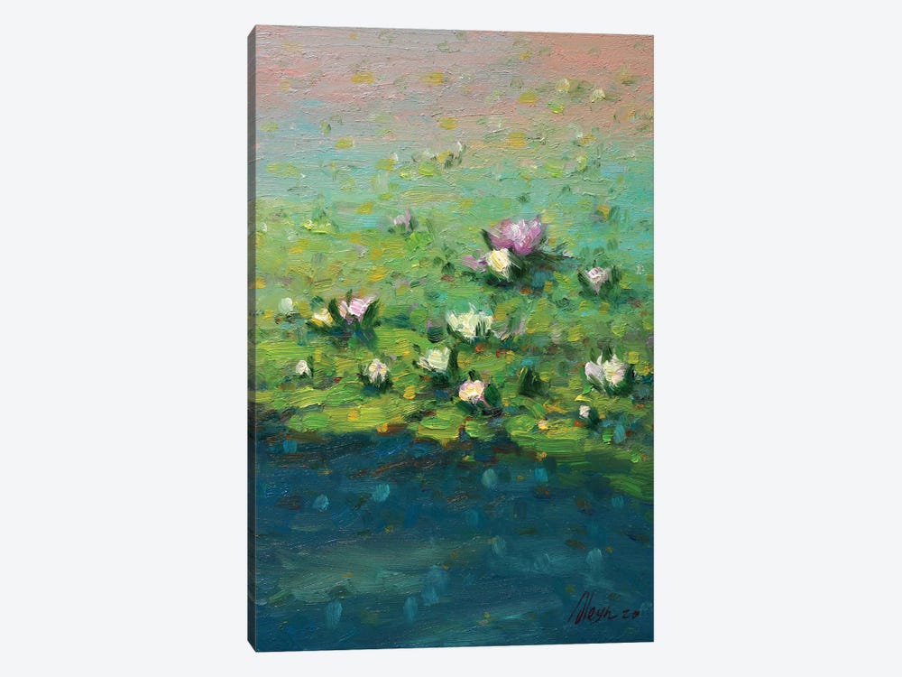 Water Lilies by Dmitry Oleyn 1-piece Canvas Print