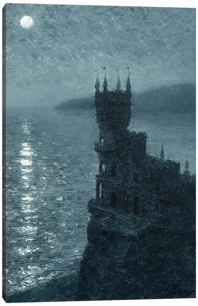 Full Moon II Canvas Art Print - Castle & Palace Art