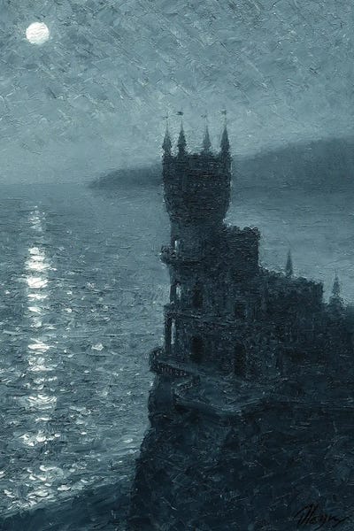 Castles & Palaces: Full Moon II by Dmitry Oleyn