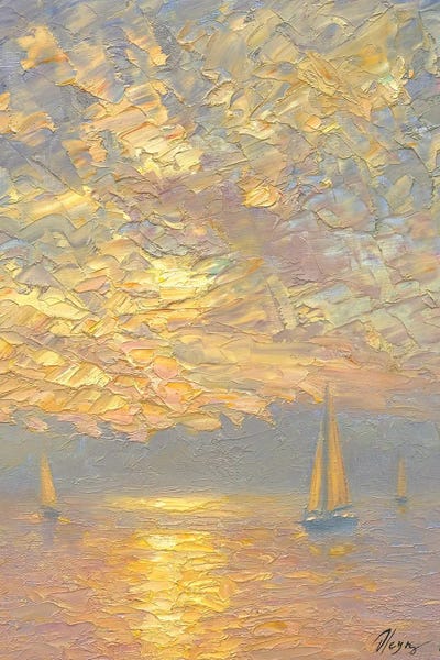 Sea XIV by Dmitry Oleyn metal wall art