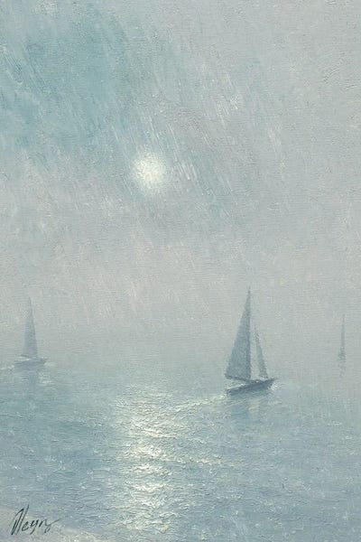 Sailboats: Sea XV by Dmitry Oleyn