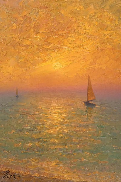 Sea XVIII by Dmitry Oleyn metal wall art