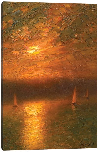 Sunset V Canvas Art Print - Dmitry Oleyn