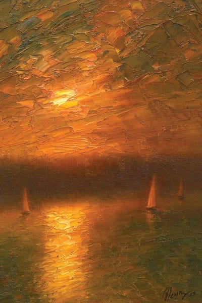 Ocean Sunrises & Sunsets: Sunset V by Dmitry Oleyn