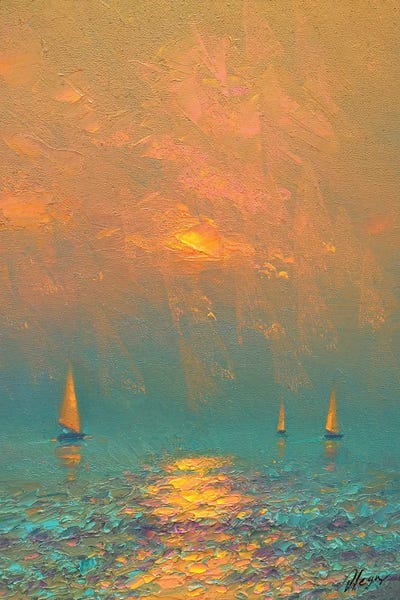 Sea XXI by Dmitry Oleyn metal wall art