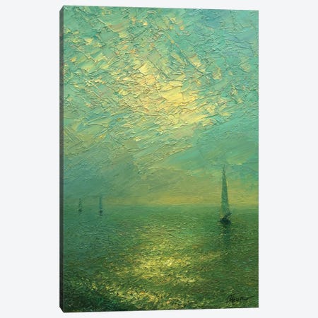 Evening Sea II Canvas Print #DOY8} by Dmitry Oleyn Canvas Art Print