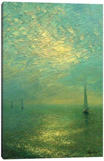 Evening Sea II Canvas Art Print - Dmitry Oleyn