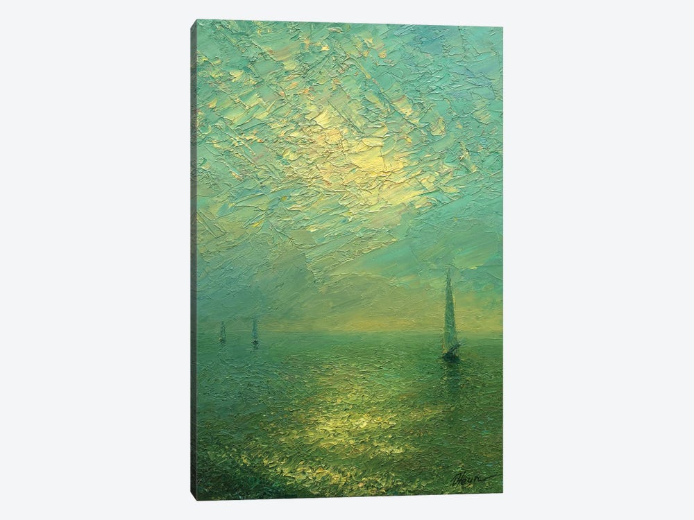 Evening Sea II by Dmitry Oleyn 1-piece Canvas Wall Art