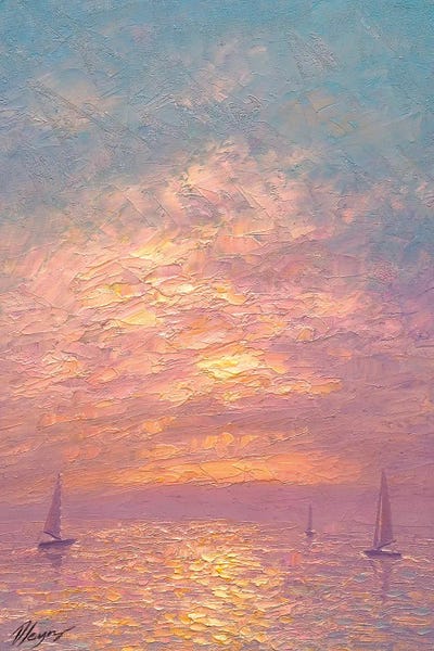 Lake Sunrises & Sunsets: Sea XL by Dmitry Oleyn