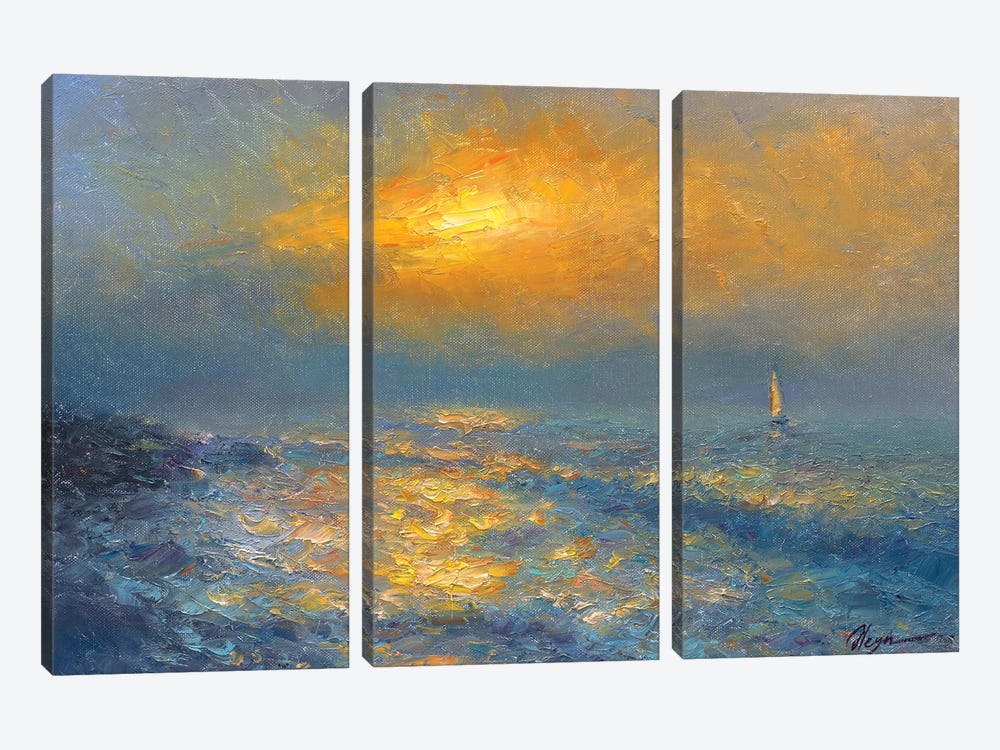 Sunset X by Dmitry Oleyn 3-piece Canvas Art