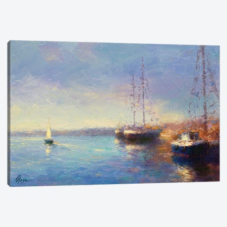 Evening Sea I Canvas Print #DOY9} by Dmitry Oleyn Canvas Art Print