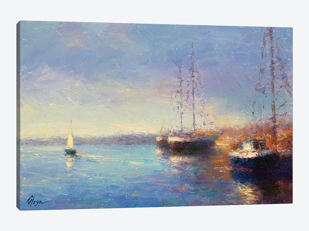 Evening Sea I by Dmitry Oleyn 1-piece Canvas Art Print