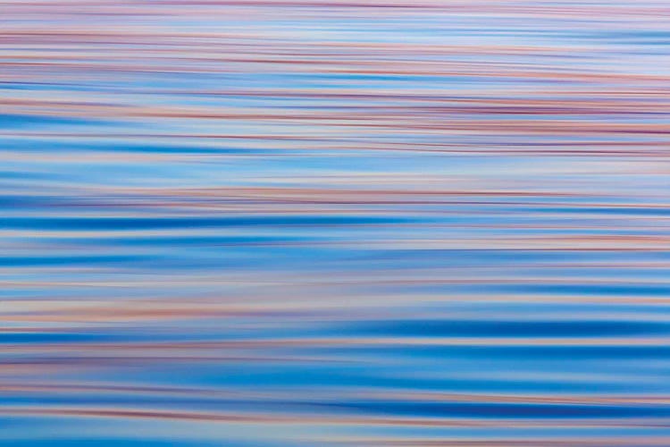 Abstract Water Ripples At Sunset, Alaska, USA