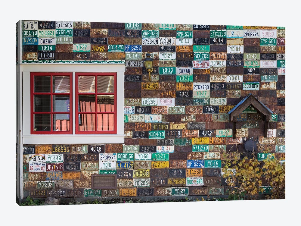 License Plate Residence, Crested Butte, Gunnison County, Colorado, USA by Don Paulson 1-piece Art Print