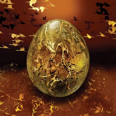 Genesis - Inception by Daphne Horev canvas print