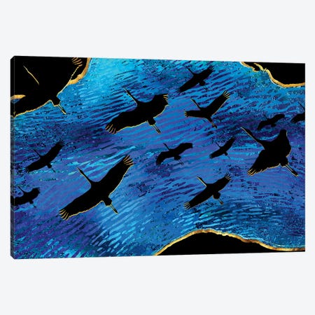 Magical Passes Over Seas Canvas Print #DPH33} by Daphne Horev Canvas Print