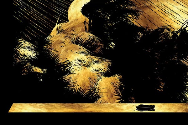 Daphne Horev: Tropical Rainy Night With A Feather by Daphne Horev