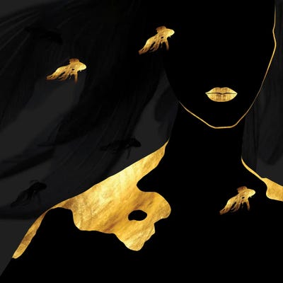 Submerged by Daphne Horev canvas print