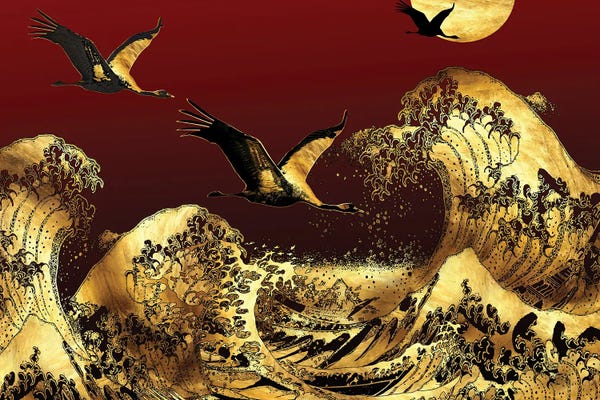 Daphne Horev: Low Flight On Golden Waves by Daphne Horev