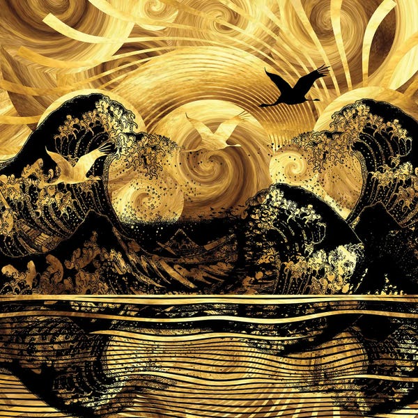 Daphne Horev: Magical Starry Night Reflection by Daphne Horev