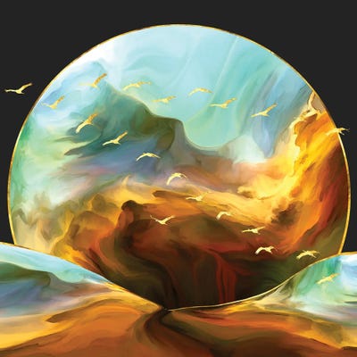 New Dawn by Daphne Horev canvas print