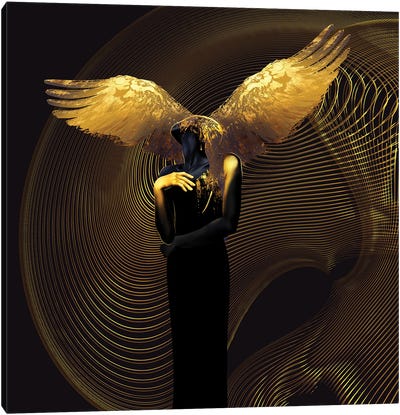 Hypno's Wings Canvas Art Print - Daphne Horev