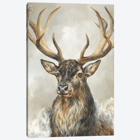 Deer Hart Canvas Print #DPJ2} by Dina Perejogina Canvas Artwork