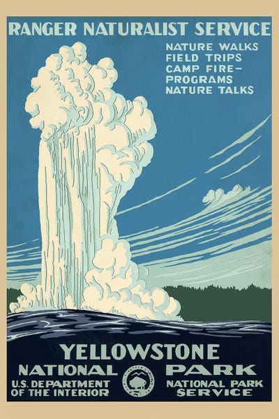 Montana: Yellowstone National Park, ca. 1938 by C. Don Powell