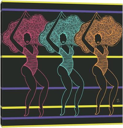 Dance Like No One's Watching Canvas Art Print - Daphné Essiet