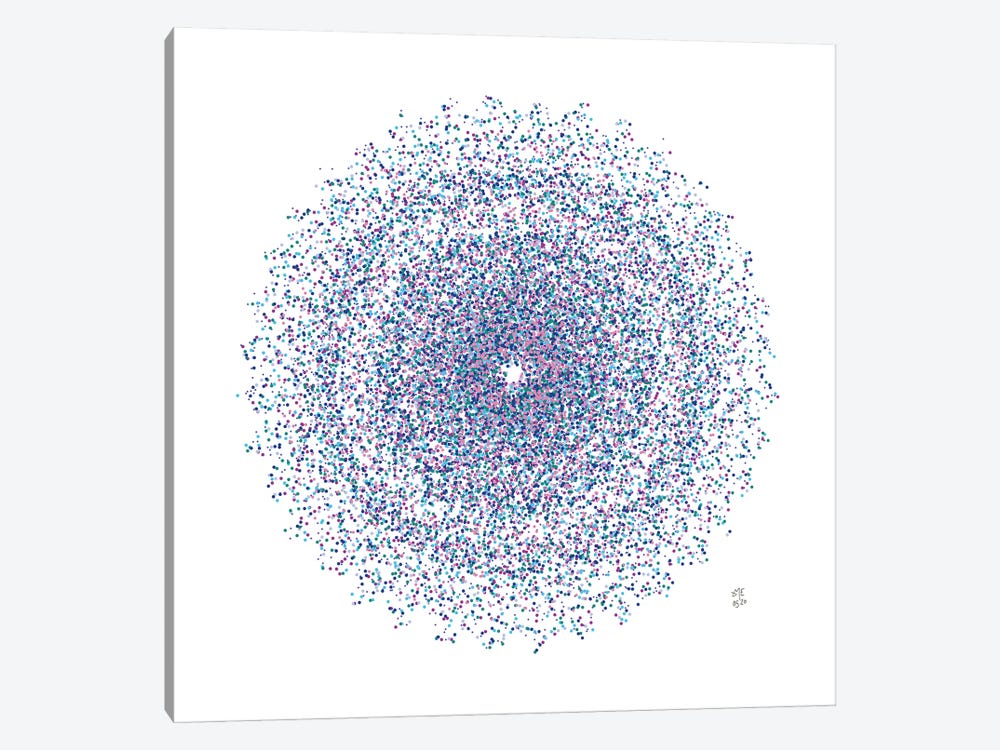Dotted Circle III by Daphné Essiet 1-piece Art Print