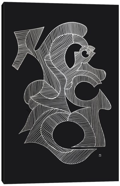 The Speaking Monkey Canvas Art Print - Daphné Essiet
