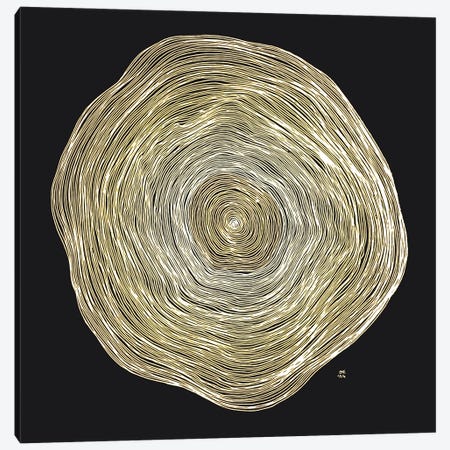 Infinity Rings Canvas Print #DPN44} by Daphné Essiet Art Print