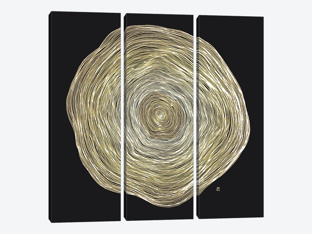 Infinity Rings by Daphné Essiet 3-piece Canvas Wall Art