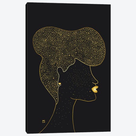 Lady With Freckles Canvas Print #DPN48} by Daphné Essiet Canvas Artwork