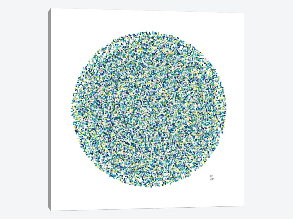 Dotted Circle IV by Daphné Essiet 1-piece Canvas Wall Art