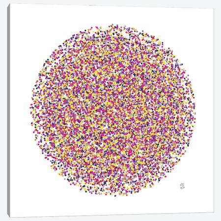 Dotted Circle V Canvas Print #DPN5} by Daphné Essiet Canvas Print