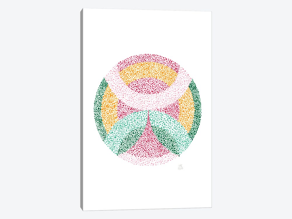 Dotted Circle XIII by Daphné Essiet 1-piece Canvas Artwork