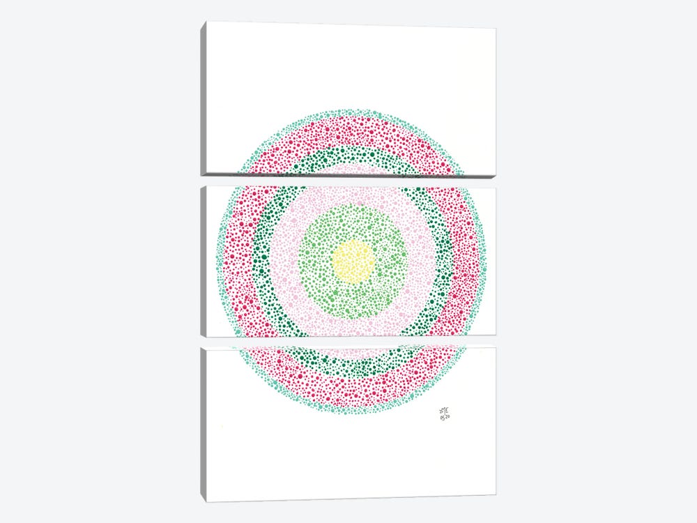 Dotted Circle V by Daphné Essiet 3-piece Art Print