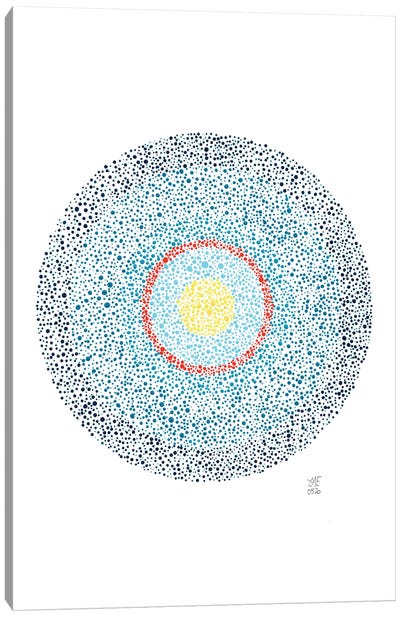 Dotted Circle I Canvas Art Print - Daphné Essiet